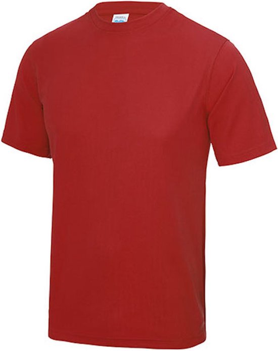 Vegan T-shirt met korte mouwen Cool T 'Fire Red' - 3XL