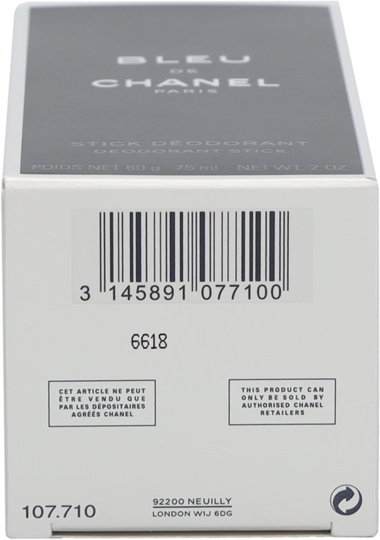 Chanel Blue de Chanel Deodorante 60 ml Stick Uomo 