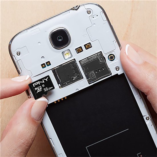 PNY 128 GB Performance Plus C8 MicroSD-geheugenkaart — afbeelding 2