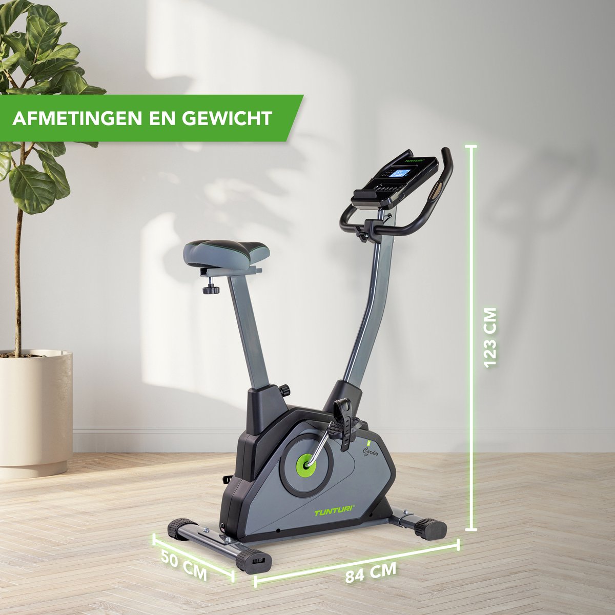 Tunturi Cardio Fit E35 Hometrainer met 12 - afbeelding 3