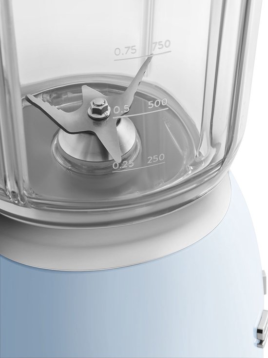 SMEG BLF03PBEU - Blender - Pastelblauw - 800W - 1,5L - Jaren '50 Stijl van SMEG — afbeelding 5