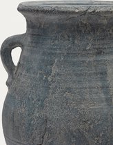 Kave Home - Vase Blanes en terre cuite bleue 35 cm