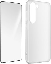 4Smart 360° bescherming geschikt voor Samsung Galaxy S23 Hoes+Scherm transparant