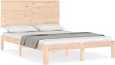 vidaXL - Bedframe - zonder - matras - massief - grenenhout - 140x200 - cm
