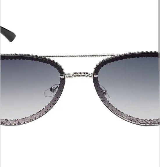 Zonnebril Zilver Plastic One size van Mango — afbeelding 4