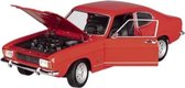 Modelauto Ford Capri 1969 rood 17,5 cm - speelgoed auto schaalmodel
