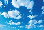 Fotobehang - Vlies Behang - Wolken in de Lucht - 312 x 219 cm