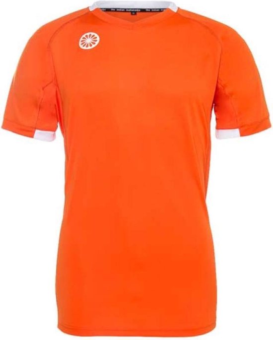 The Indian Maharadja Tech Shirt  Sportshirt - Maat 152 - Jongens - oranje/wit