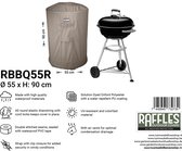Raffles Covers BBQ hoes - ⌀ 55 H: 90 cm - RBBQ55R - Waterdicht - Ademend - UV-bestendig - Elastisch rijgkoord - Beschermhoes tuinmeubelen