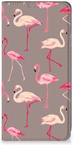 Stand Case Nokia G22 Hoesje met naam Flamingo