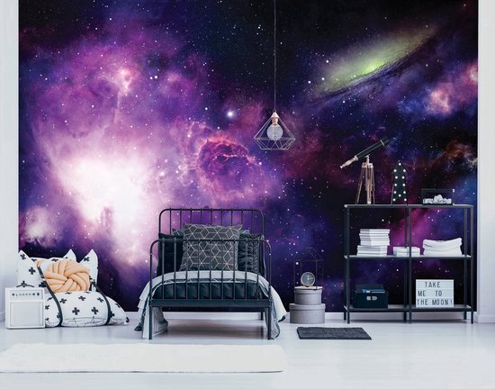 Fotobehang planeten kinderkamer Galaxy Kosmos Universum Vlies behang Latexdruk UV-bestendig geurvrij hoge resolutie montageklaar (13865, VEXL (208x146 cm) 2 banen Fotobehang planeten kinderkamer Galaxy Kosmos Universum Vlies behang Latexdruk UV-bestendig geurvrij hoge resolutie montageklaar (13865, VEXL (208x146 cm) 2 banen