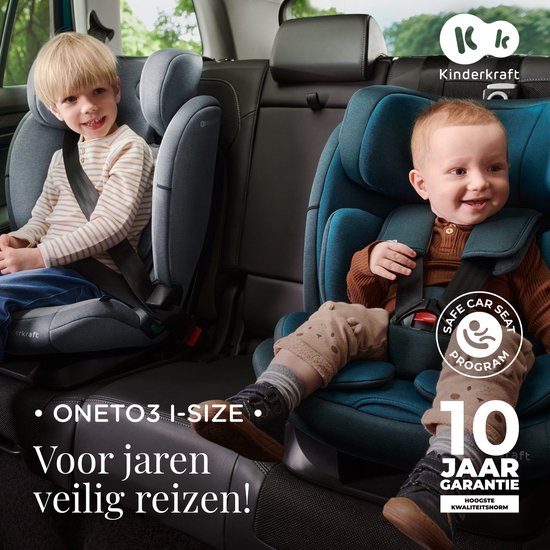 Kinderkraft ONETO3 I-SIZE Autostoeltje 76-150 cm - met Isofix - Bleuw van Kinderkraft — afbeelding 2