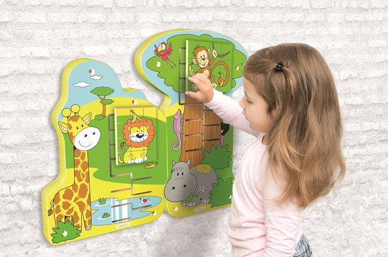 Beleduc Jungle wandspeelmodule - Wandspeelgoed - muurspel Leeuw 51 Cm van Beleduc — afbeelding 2