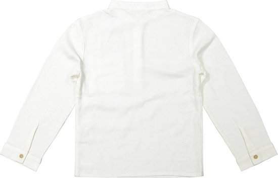 Baje Studio Jongens blouse Longsleeve Felipe Linnen Off-White