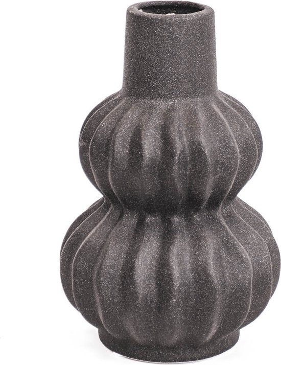 Housevitamin Vase Forme Organique - Noir-15x15x24