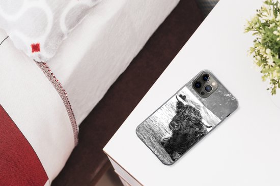 Coque iPhone 13 Pro - Highlander écossais - Berg - Animaux - Coque en Siliconen