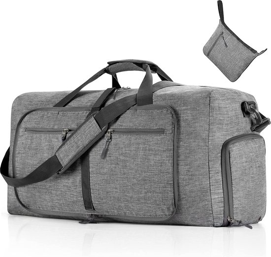 Sac de voyage pliable léger grand sac de sport 65 l femmes hommes avec  compartiment à... | bol.