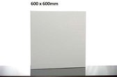Elbo Therm infrarood verwarmingspaneel wit 600x600mm in 400W met aluminium frame