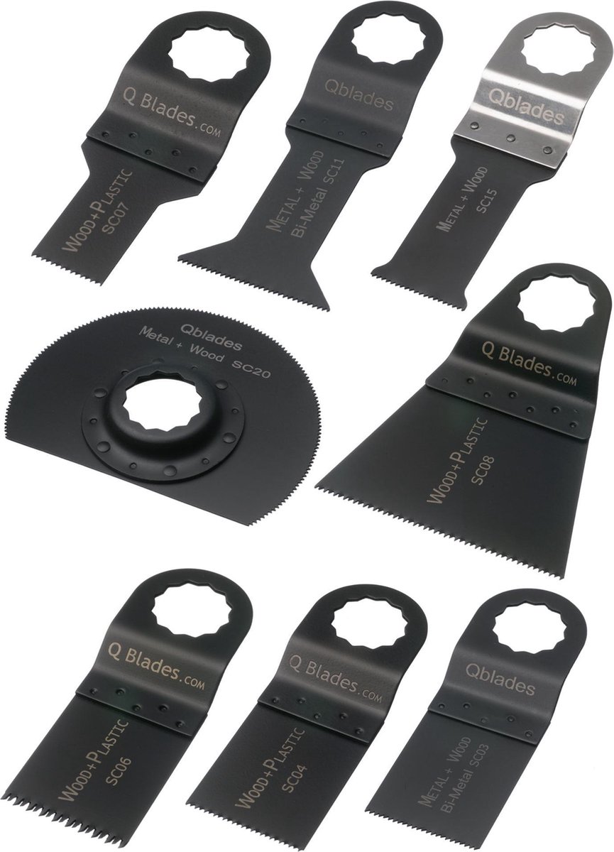 Q Blades Zaagbladset SC90 tbv hout en metaal