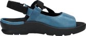 Wolky Lisse sandalen - blauw - maat 42