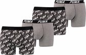 Puma Boxershort 4 pack Infinity Logo Black White