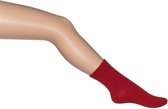 Bonnie Doon - Kinderen - Cotton Sock - Rood/Rood/Strawberry - maat 23/24 (2 paar)