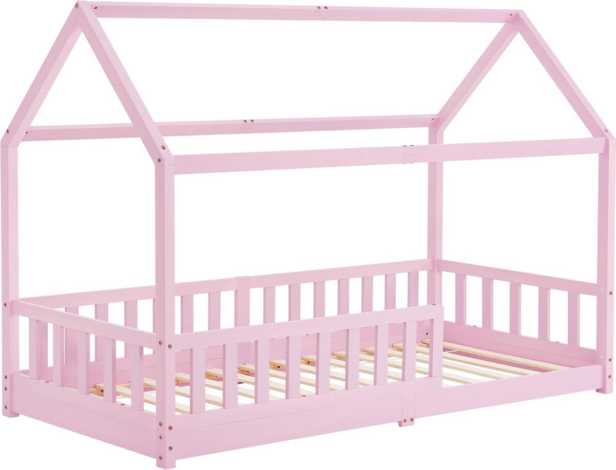 Juskys Kinderbed Marli - 90 x 200 cm - Roze