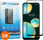 Mobigear Screenprotector geschikt voor Wiko View 4 Lite Glazen | Mobigear Premium Screenprotector - Case Friendly - Zwart (2-Pack)