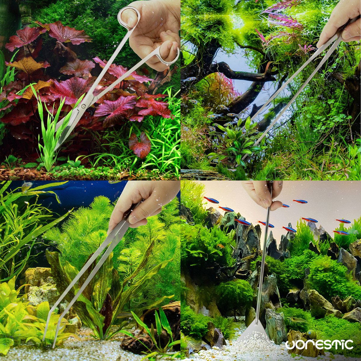 VORESTIC VORESTIC Aquascaping Aquarium Gereedschapset - afbeelding 4
