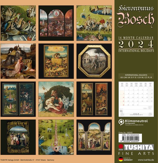 Hieronymus Bosch Kalender 2024