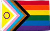 Zac's Alter Ego - Intersex Inclusive Progress Pride Vlag - Multicolours