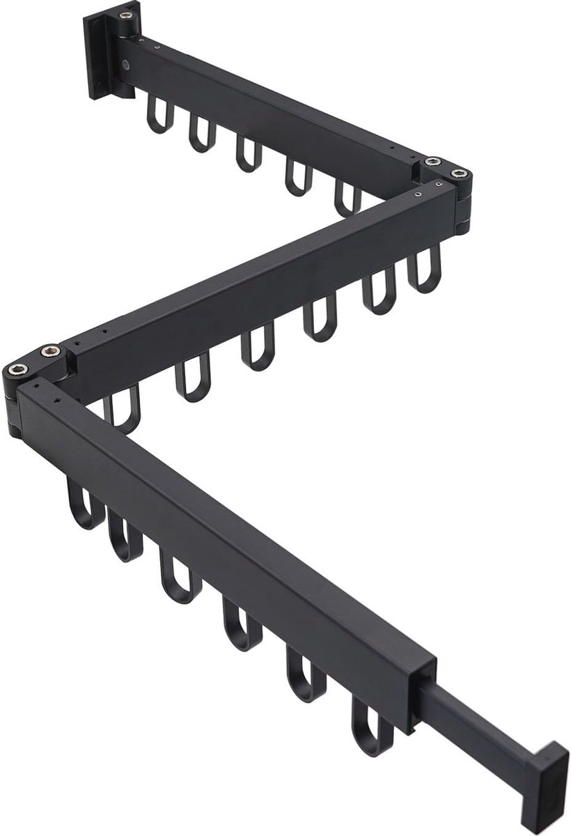 Goedkoopste Opvouwbaar wasrek voor binnen en buiten - Drietraps wandmontage, inklapbaar en uittrekbaar