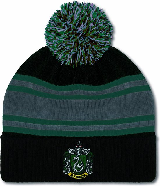 Berretto Harry Potter Logoshirt®ufe0f Harry Potter - Stemma - Serpeverde Logo - Beanie I Beretto - Capello Donna E Uomo I Ricamato I Design Originale Concesso Su Licenza Serpeverde Ragazza