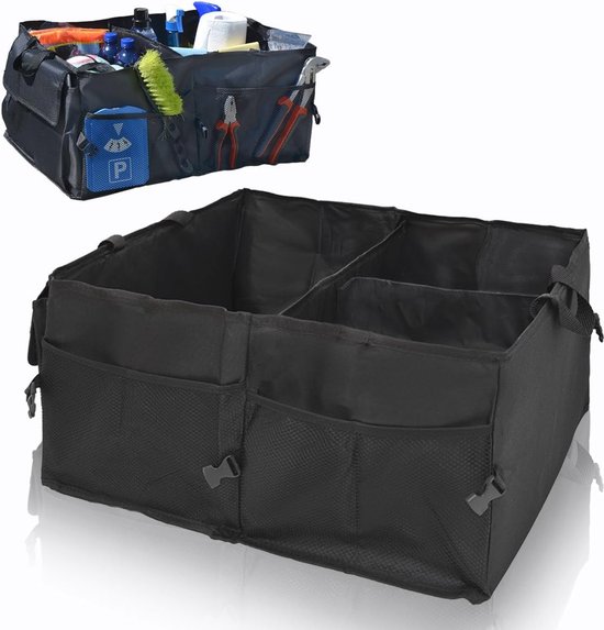 Premium kofferbak-organizer met verstelbare riemen, 66 liter