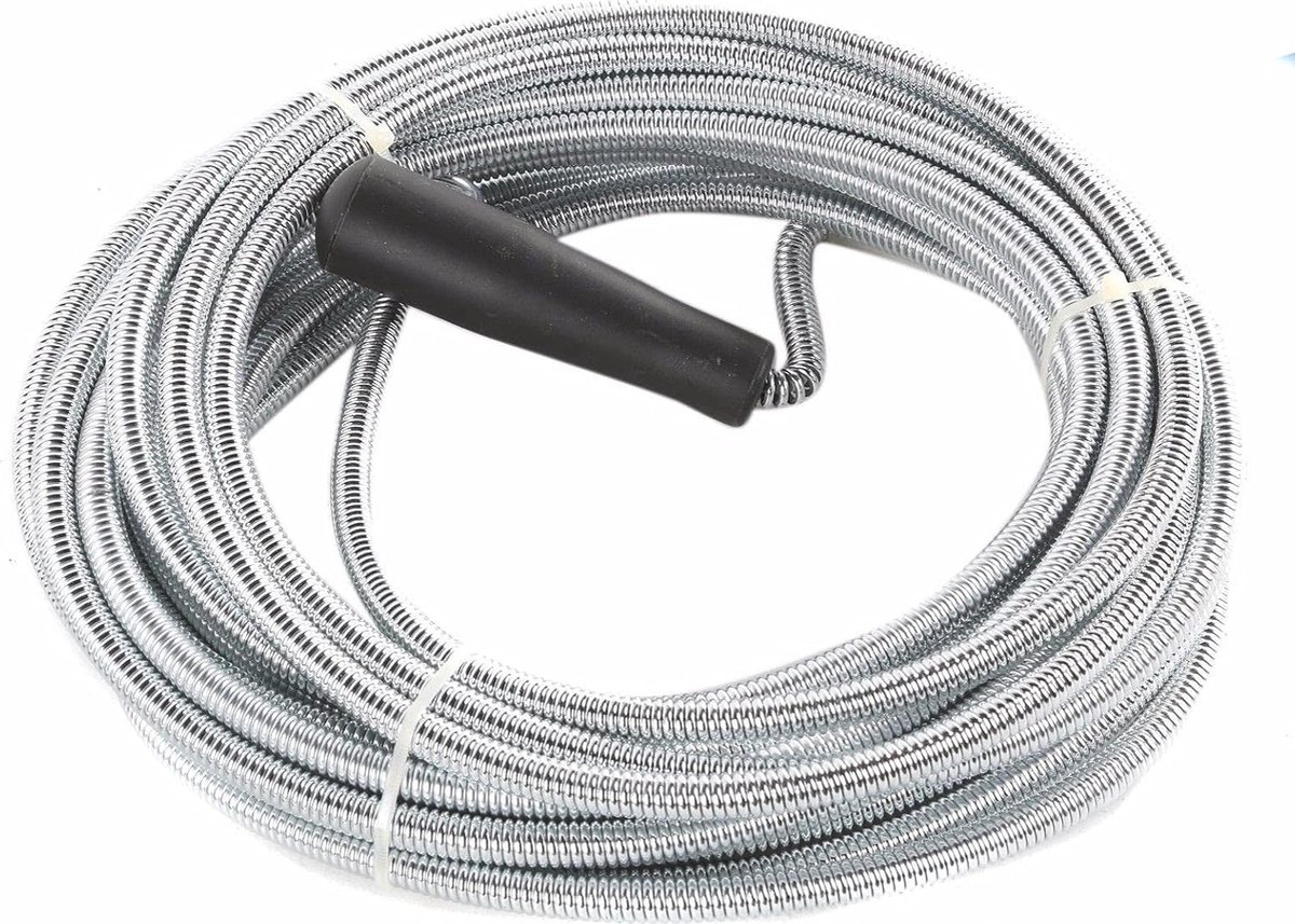 Flexibele Afvoerreiniger voor Keuken, Badkamer en Toilet - 5m Snake Brush voor Effectieve Ontstoppering