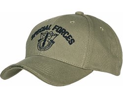 Fostex Garments - Baseball cap Special Forces (kleur: Groen / maat: NVT)