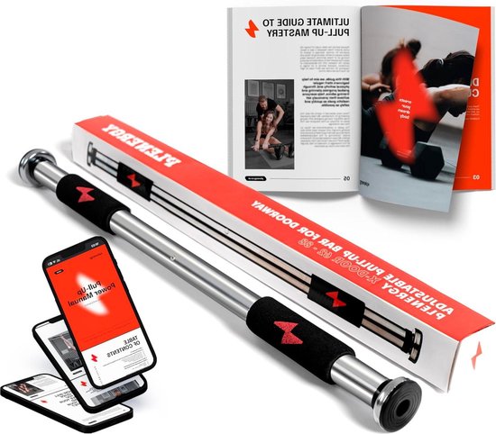 KESSER® Optrekstang, deurkozijn, verstelbaar, pull up bar, thuistrainer