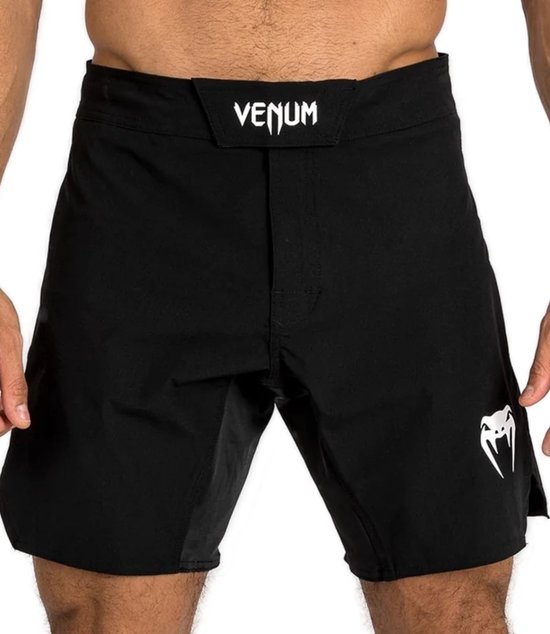 Venum Contender Fightshorts Pantalon d'arts martiaux Zwart Wit XL - Taille jeans 36