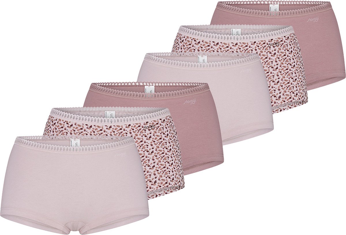 sloggi Dames shorts slip 6 pack GO Crush