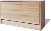 vidaXL Table à manger 140x80x75 cm chêne