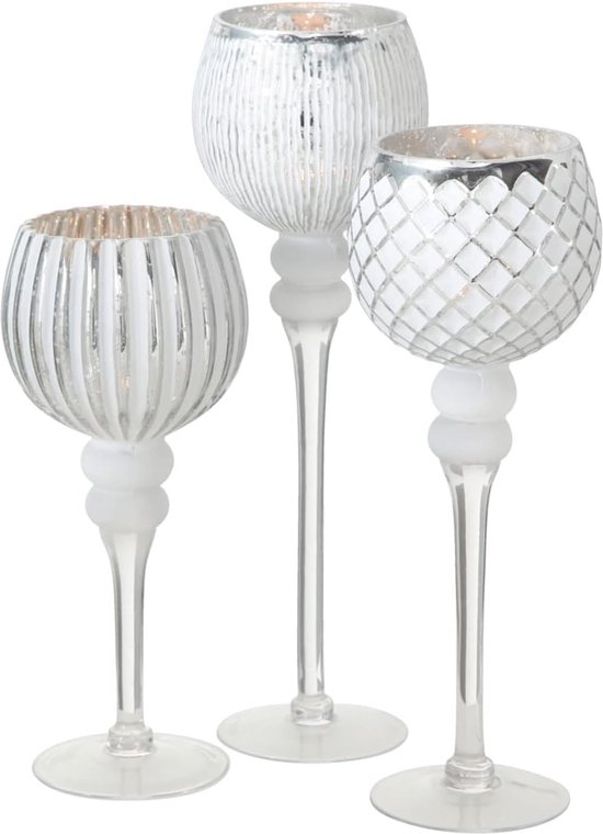 Set van 2 vierkante zwarte windlichten | It's all about Christmas