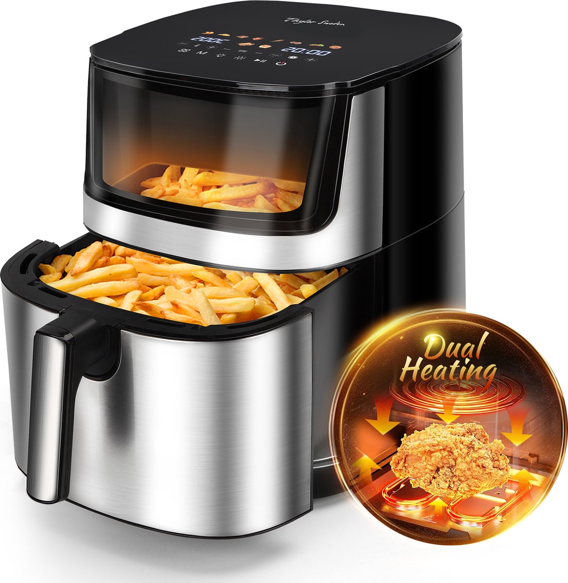 Taylor Swoden Airfryer XXL - 8 Liter - Dubbele - Taylor - €66,49