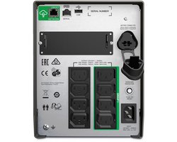 APC Smart-UPS SMT1000IC - Noodstroomvoeding / 8x C13 aansluiting / USB / SmartConnect / 1000VA