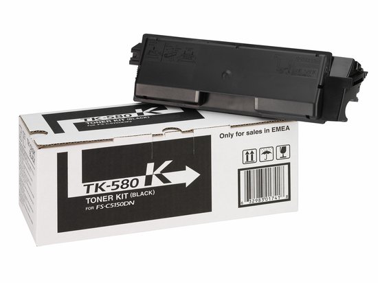 Kyocera TK-580K Tonercartridge 1 stuk Origineel Zwart