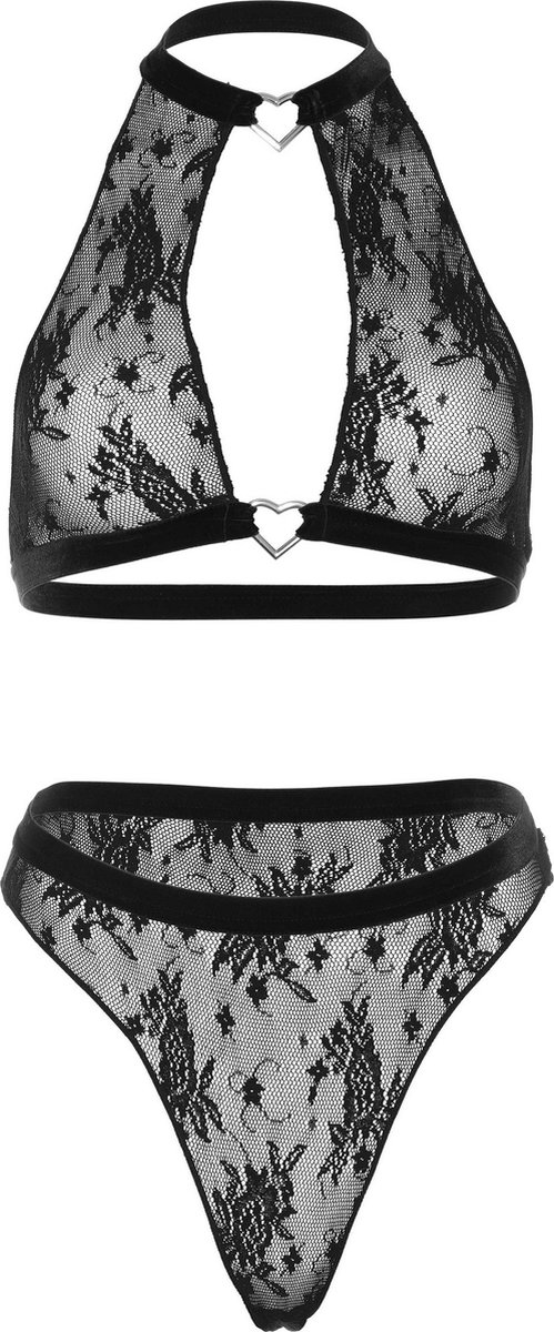 Halter top & thong panty