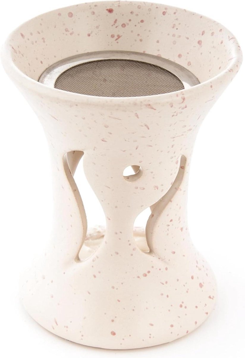 Rookstoofje met zeef van klei - wierookbrander - 105 x 8 cm wierookbrander met zeef