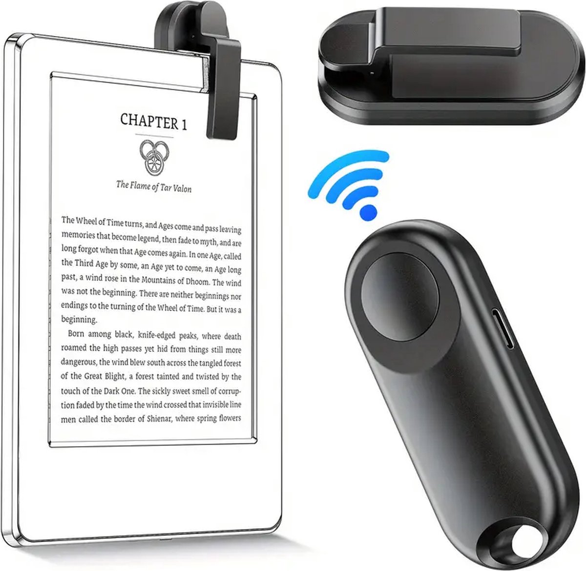 E-book Pagina Draaier – Draadloze Afstandsbediening Met Lange Batterijduur, Voor Comfortabel Lezen