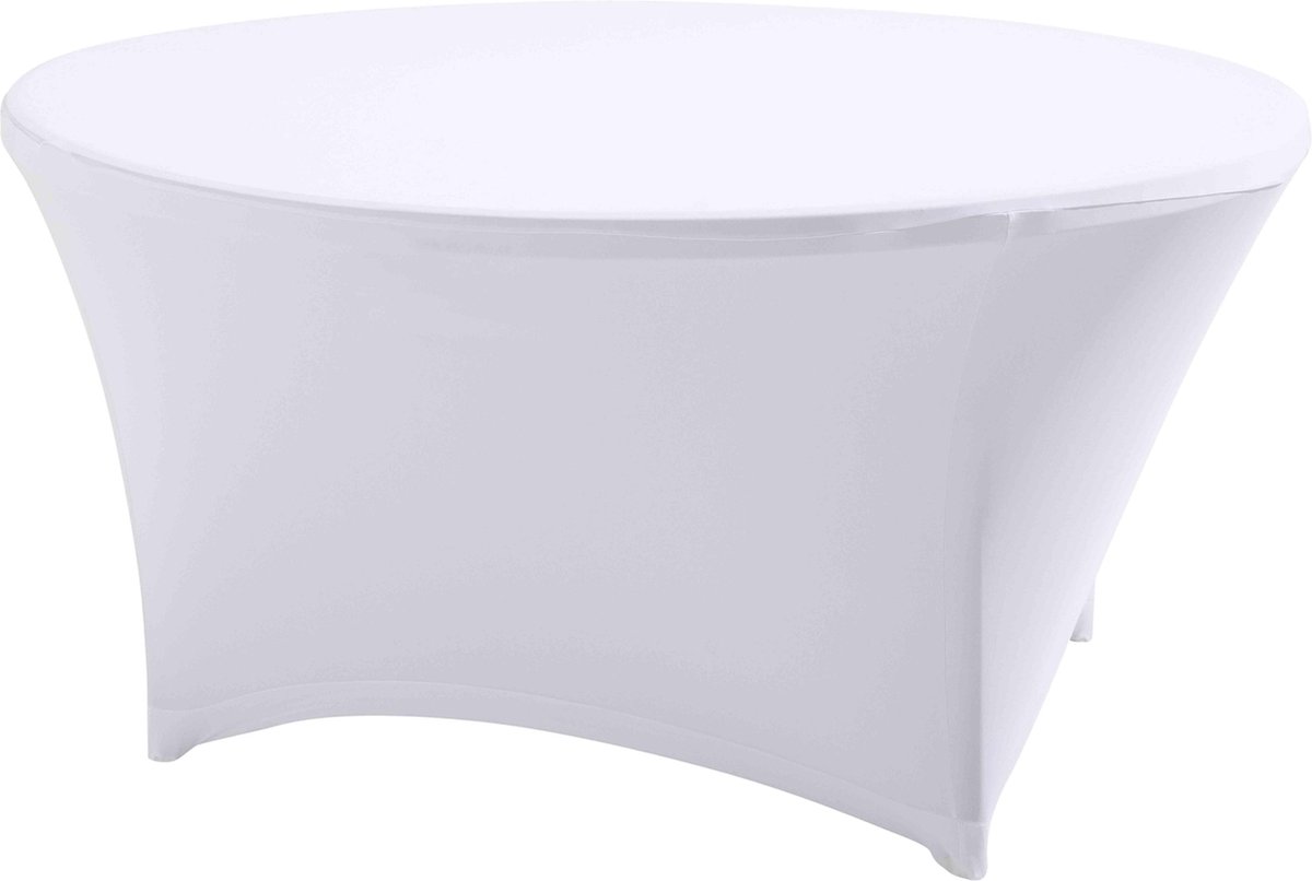Oviala - Elastische hoes voor ronde tafel van 180 cm - STRETCH