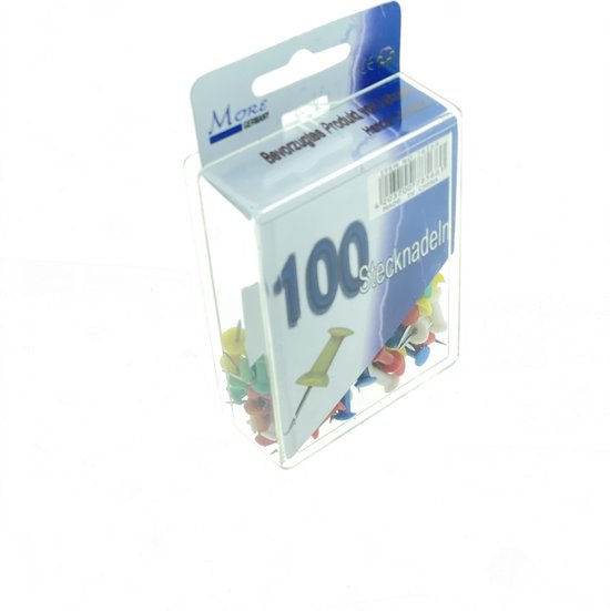 Punaises Métal Argenté - Lot De 100 Pièces, Fixation Bureau Ou Affichage Murale