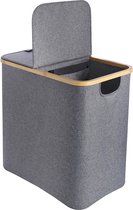 Bol.com Ezystorage Opvouwbare wasmand 2 vakken - 87 liter aanbieding